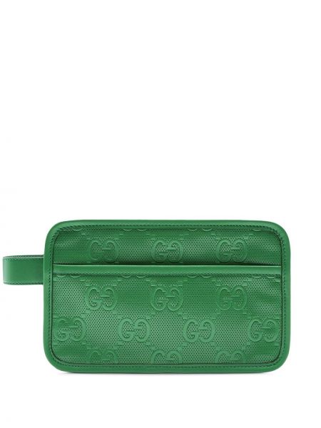 Bolsa de viaje Gucci verde
