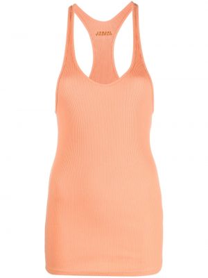 Bavlněný tank top Isabel Marant oranžový