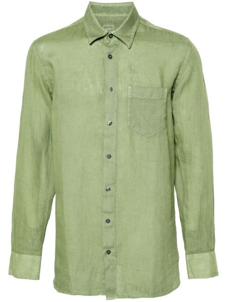 Chemise en lin avec manches longues 120% Lino vert