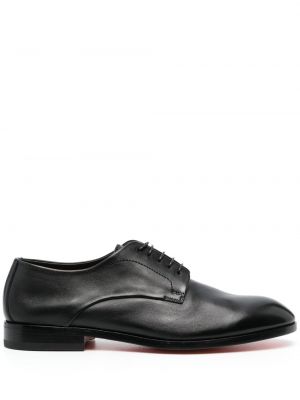 Chaussures de ville en cuir Santoni noir