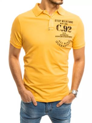 Polo marškinėliai Dstreet geltona
