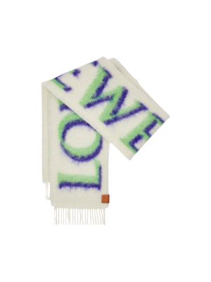 Шерстяной шарф с принтом Loewe
