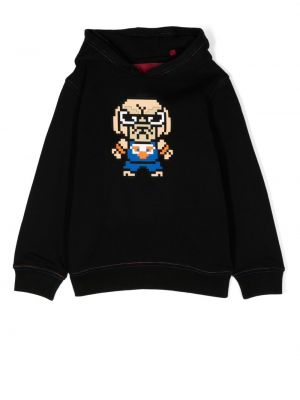 Hoodie Mostly Heard Rarely Seen 8-bit nero