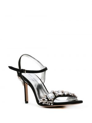 Sandały z kryształkami Kate Spade czarne