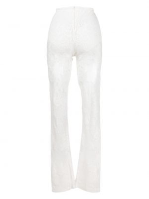 Krajkové kalhoty Loulou bílé