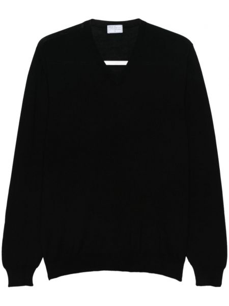 Sweter wełniany Fedeli czarny