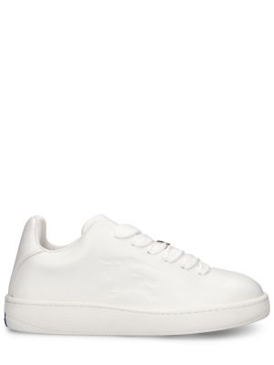 Δερμάτινα sneakers Burberry λευκό