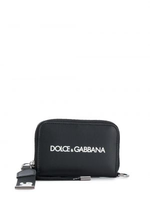 Portfel z nadrukiem Dolce And Gabbana czarny