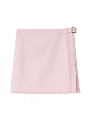 Różowa mini spódniczka Burberry