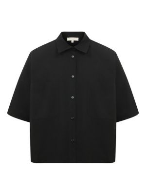 Черная хлопковая рубашка Antonelli Firenze