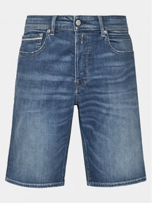 Szorty jeansowe Replay niebieskie