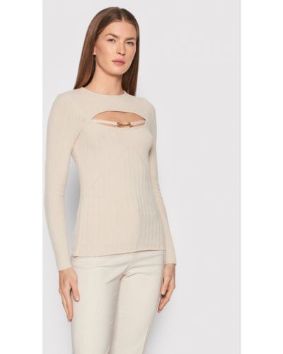 Rinascimento Sweater CFM0010755003 Bézs Slim Fit