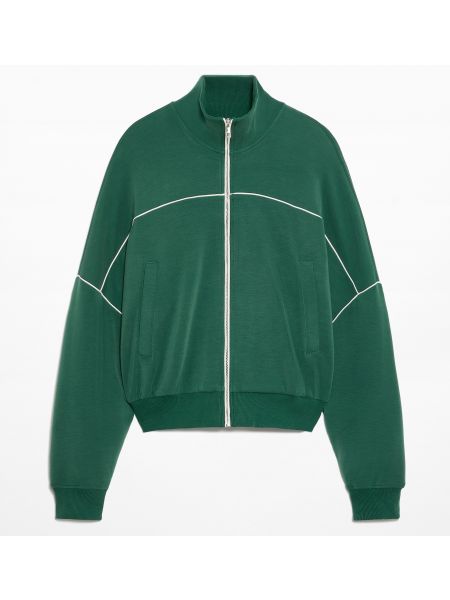 Куртка из модала Oysho зеленая