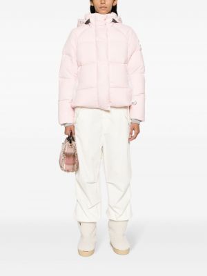 Dūnu jaka ar spalvām Canada Goose rozā