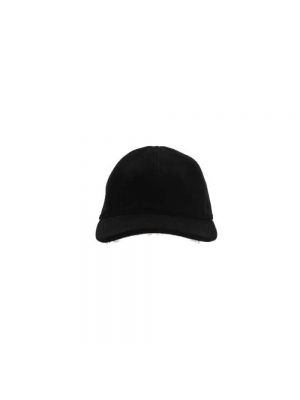 Gorra de lana de cachemir con estampado de cachemira Totême negro