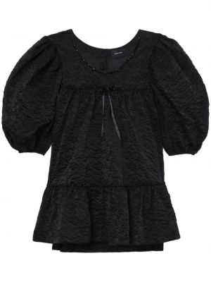 Šaty s mašľou Simone Rocha čierna