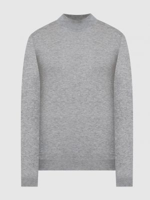 Шовковий светр Agnona сірий