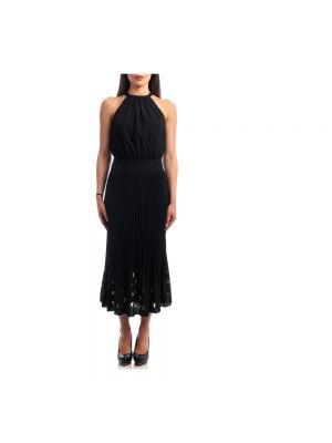 Sukienka długa Boutique Moschino czarna