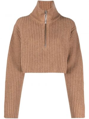 Volneni pulover iz merina Eytys rjava