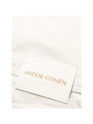 Vaqueros skinny ajustados de algodón Jacob Cohen beige