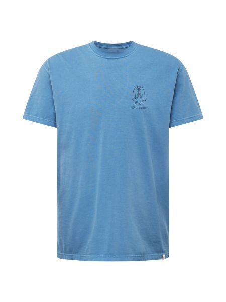 T-shirt Revolution bleu