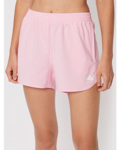 Laza szabású sport rövidnadrág Adidas Performance rózsaszín