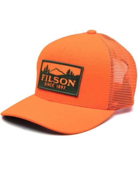 Cappello con visiera Filson arancione