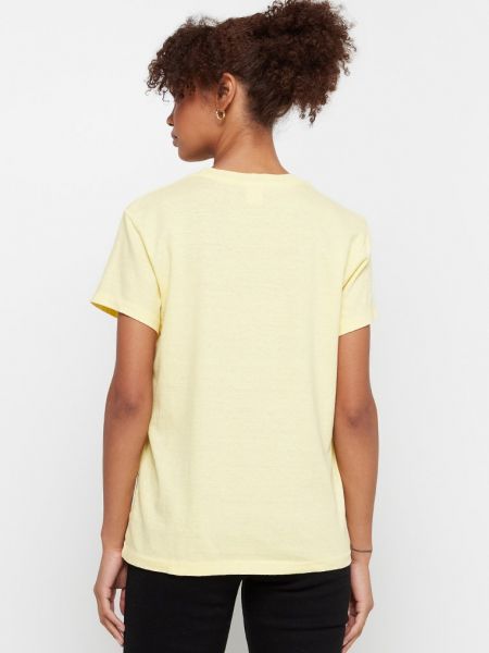 Koszulka z nadrukiem Re/done żółta