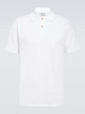 Kokvilnas polo krekls Lanvin balts