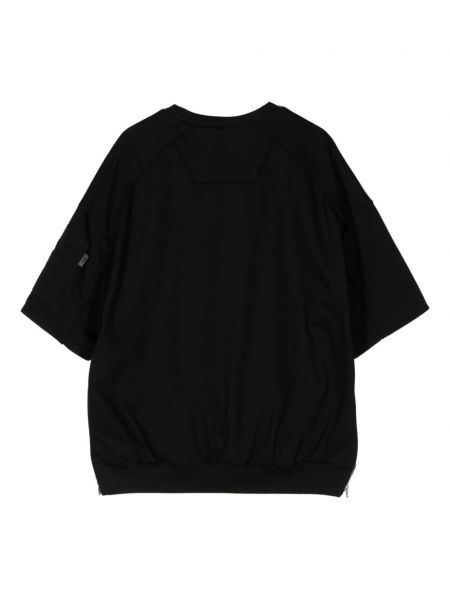 T-shirt mit reißverschluss mit taschen Juun.j schwarz