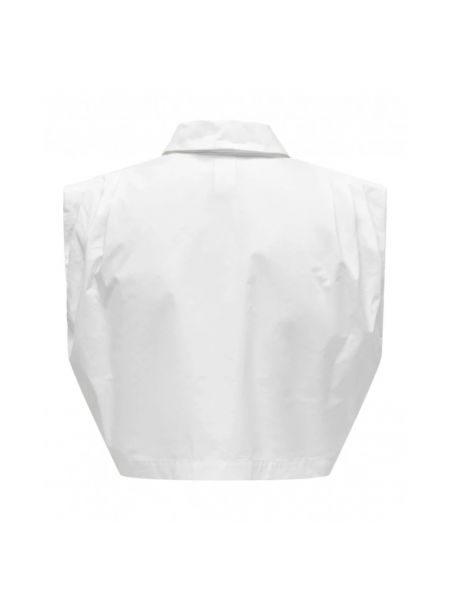 Camisa sin mangas plisada Only blanco