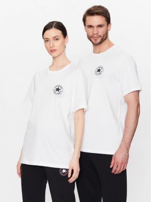 T-shirt à motif étoile Converse blanc
