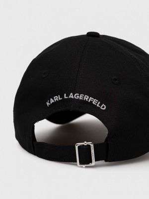 Șapcă din bumbac Karl Lagerfeld