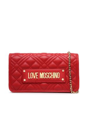 Clutch torbica Love Moschino crvena