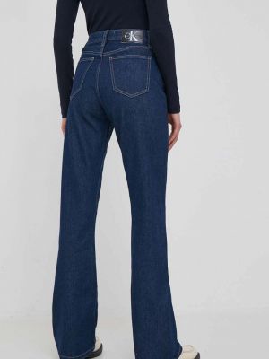 Zvonové džíny s vysokým pasem Calvin Klein Jeans