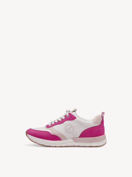 Ботинки на шнуровке Tamaris розовые