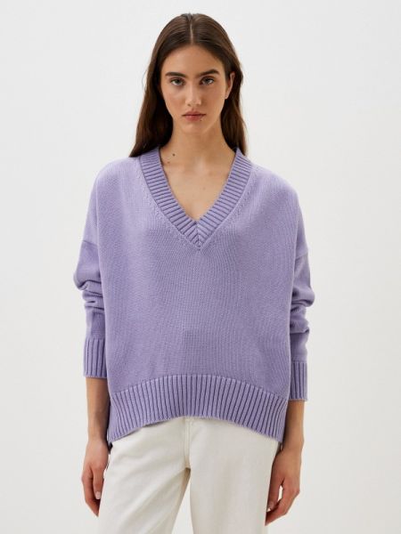 Пуловер Victoria Solovkina фиолетовый