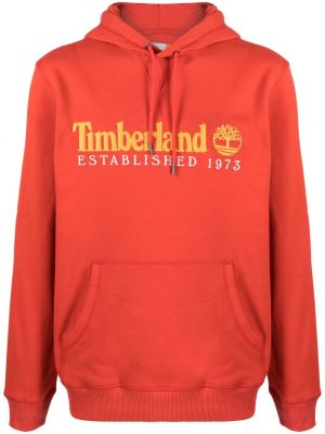 Mikina s kapucí Timberland červená