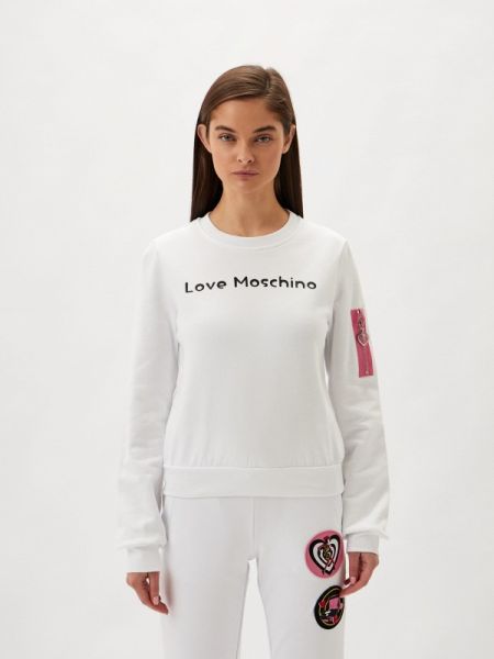 Свитшот Love Moschino белый