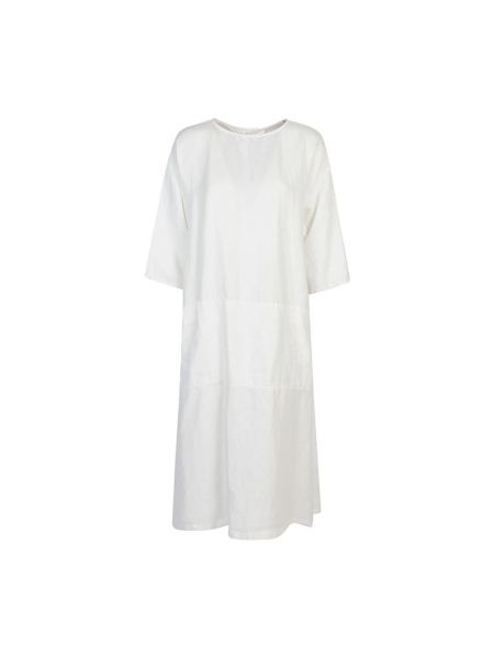 Lniana sukienka midi Sarahwear biała