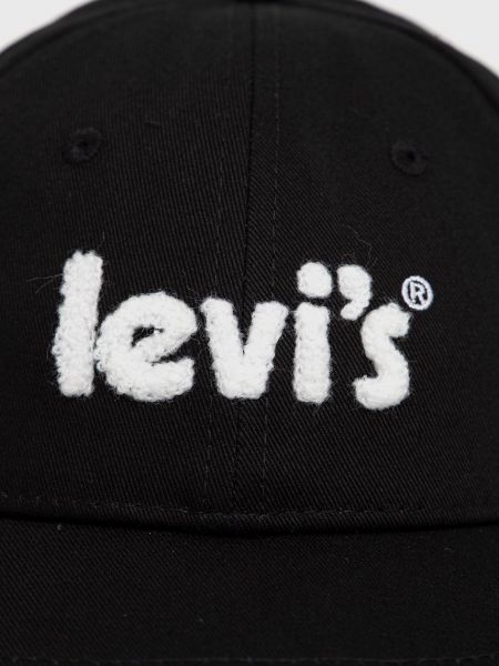 Pamučna kapa Levi's® crna