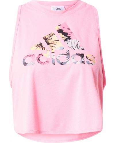 Top s cvetličnim vzorcem Adidas Sportswear roza