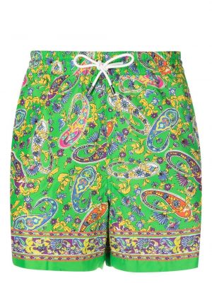 Paisley tryckt shorts Ralph Lauren Purple Label