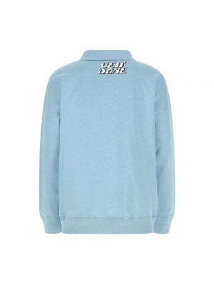 Sweatshirt We11done blau