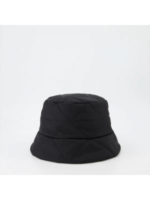 Nylonowa czapka Prada czarna