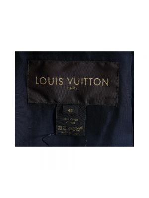 Chaqueta de algodón retro Louis Vuitton Vintage azul