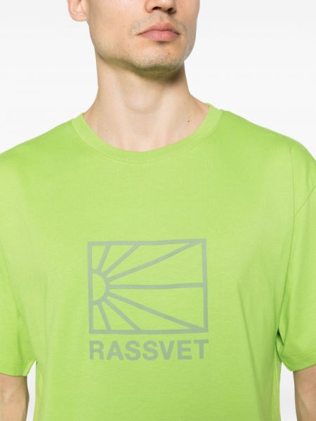 T-shirt di cotone Rassvet verde