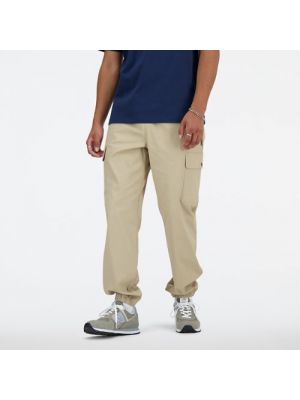 Pantalon cargo en coton New Balance beige
