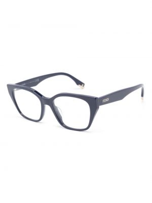 Raštuotos akiniai Fendi Eyewear mėlyna