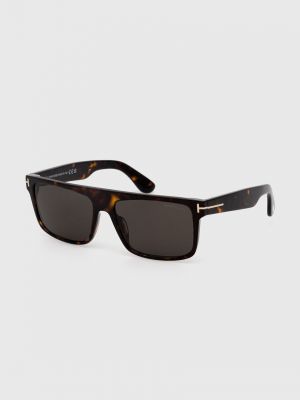 Коричневые очки солнцезащитные Tom Ford